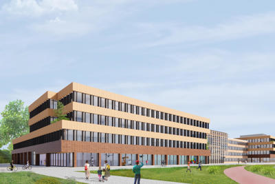 Landstede Render Etalage Beroepsonderwijs